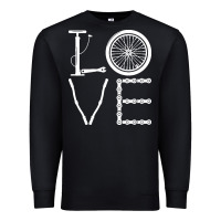 Black cycling t  shirt cycling cyclist t  shirt (1) Premium Sweatshirt - linhVisuals
