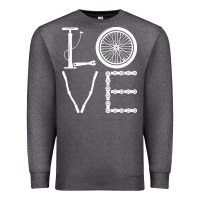 Charcoal Heather cycling t  shirt cycling cyclist t  shirt (1) Premium Sweatshirt - linhVisuals