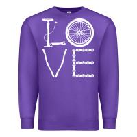 Purple cycling t  shirt cycling cyclist t  shirt (1) Premium Sweatshirt - linhVisuals