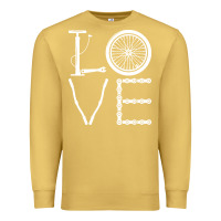 Antique Gold cycling t  shirt cycling cyclist t  shirt (1) Premium Sweatshirt - linhVisuals