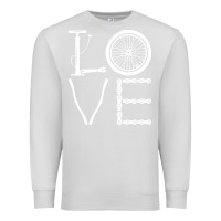 Dove Grey cycling t  shirt cycling cyclist t  shirt (1) Premium Sweatshirt - linhVisuals