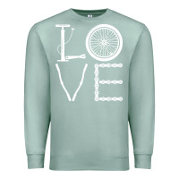 Seafoam cycling t  shirt cycling cyclist t  shirt (1) Premium Sweatshirt - linhVisuals