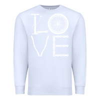 White cycling t  shirt cycling cyclist t  shirt (1) Premium Sweatshirt - linhVisuals