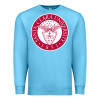 Ocean Blue santa clara u seal Premium Sweatshirt - linhVisuals
