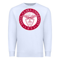 White santa clara u seal Premium Sweatshirt - linhVisuals