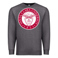 Charcoal Heather santa clara u seal Premium Sweatshirt - linhVisuals