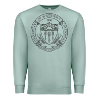 Seafoam .university of southern california Premium Sweatshirt - linhVisuals
