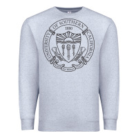 Heather Grey .university of southern california Premium Sweatshirt - linhVisuals
