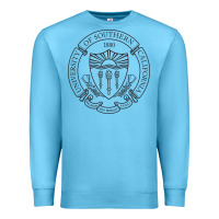 Ocean Blue .university of southern california Premium Sweatshirt - linhVisuals