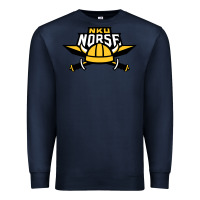 Navy northern kentucky norse Premium Sweatshirt - linhVisuals