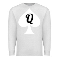 Oatmeal Heather queen of spades clothes for women   qos tee t shirt Premium Sweatshirt - linhVisuals