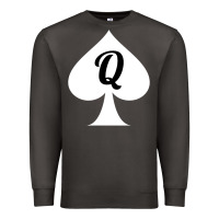 Smoke queen of spades clothes for women   qos tee t shirt Premium Sweatshirt - linhVisuals