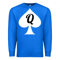 True Royal queen of spades clothes for women   qos tee t shirt Premium Sweatshirt - linhVisuals