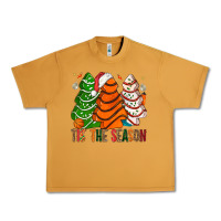 Peanut Butter Tis' The Season Basketball Christmas Cakes Urban Heavy Tee - BundleAndBundleShop