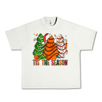 Pistachio Tis' The Season Basketball Christmas Cakes Urban Heavy Tee - BundleAndBundleShop