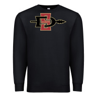 Black san diego state aztecs Premium Sweatshirt - linhVisuals