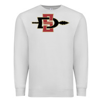 Dove Grey san diego state aztecs Premium Sweatshirt - linhVisuals