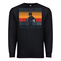 Black free cain velasquez vintage t shirt Premium Sweatshirt - linhVisuals