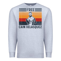 Heather Grey free cain velasquez vintage t shirt Premium Sweatshirt - linhVisuals