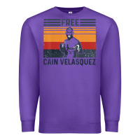 Purple free cain velasquez vintage t shirt Premium Sweatshirt - linhVisuals