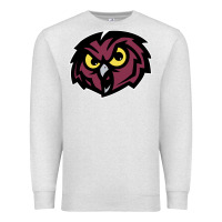 Oatmeal Heather temple owls Premium Sweatshirt - linhVisuals
