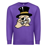 Purple wake forest demon deacons Premium Sweatshirt - linhVisuals