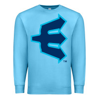 Ocean Blue everett aquasox Premium Sweatshirt - linhVisuals