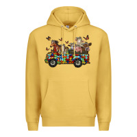 Antique Gold farm animals autism Premium Hoodie - RacoonDesign