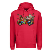 Cardinal farm animals autism Premium Hoodie - RacoonDesign