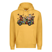 Mustard farm animals autism Premium Hoodie - RacoonDesign