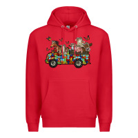 Red farm animals autism Premium Hoodie - RacoonDesign