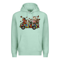 Seafoam farm animals autism Premium Hoodie - RacoonDesign