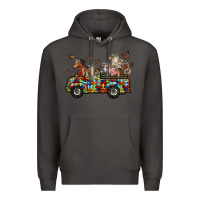 Smoke farm animals autism Premium Hoodie - RacoonDesign