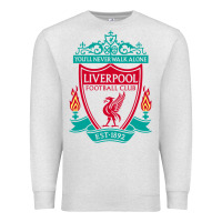 Oatmeal Heather new you'll never walk alone liverpool Premium Sweatshirt - linhVisuals