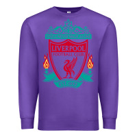 Purple new you'll never walk alone liverpool Premium Sweatshirt - linhVisuals