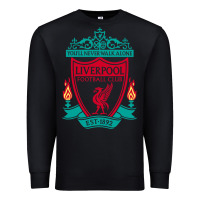 Black new you'll never walk alone liverpool Premium Sweatshirt - linhVisuals