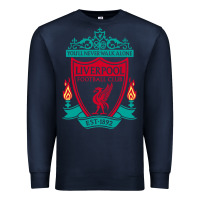 Navy new you'll never walk alone liverpool Premium Sweatshirt - linhVisuals