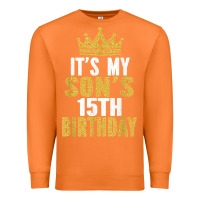 Carrot it's my son's 15th birthday 15 years old boy t shirt Premium Sweatshirt - linhVisuals