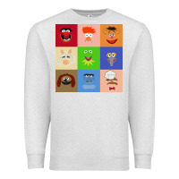 Oatmeal Heather Muppets and Friends Premium Sweatshirt - linhVisuals