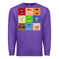 Purple Muppets and Friends Premium Sweatshirt - linhVisuals