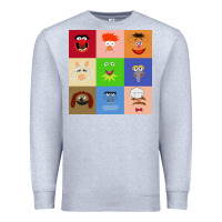 Heather Grey Muppets and Friends Premium Sweatshirt - linhVisuals