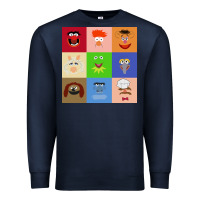 Navy Muppets and Friends Premium Sweatshirt - linhVisuals
