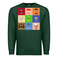 Sports Green Muppets and Friends Premium Sweatshirt - linhVisuals