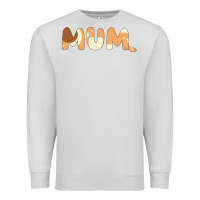 Dove Grey Bluey Mum Premium Sweatshirt - linhVisuals