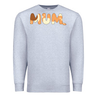 Heather Grey Bluey Mum Premium Sweatshirt - linhVisuals