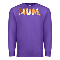 Purple Bluey Mum Premium Sweatshirt - linhVisuals