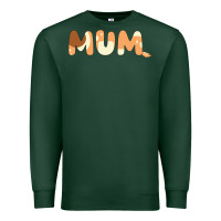 Sports Green Bluey Mum Premium Sweatshirt - linhVisuals
