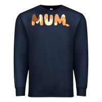 Navy Bluey Mum Premium Sweatshirt - linhVisuals