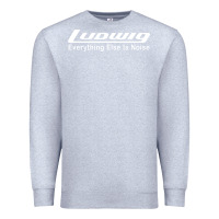 Heather Grey ludwig percussion Premium Sweatshirt - linhVisuals
