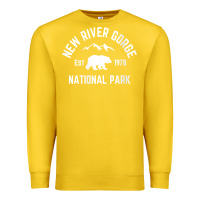 Lemon womens new river gorge national park bear west virginia nature v neck Premium Sweatshirt - linhVisuals
